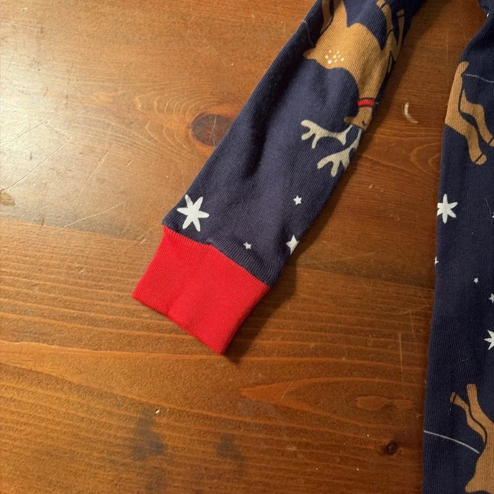 Carter's Blue Reindeer Snug Fit Footie Pajama-Size 12 months‎ NEW $20